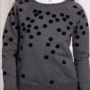 Polka-dot sweatshirt size small